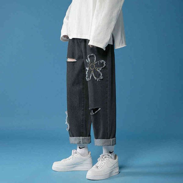 men's jeans black torn jeans straight autumn versatile large port style custom pants casual ewa3, Blue
men's jeans black torn jeans straight autumn versatile large port style custom pants casual ewa3, Blue