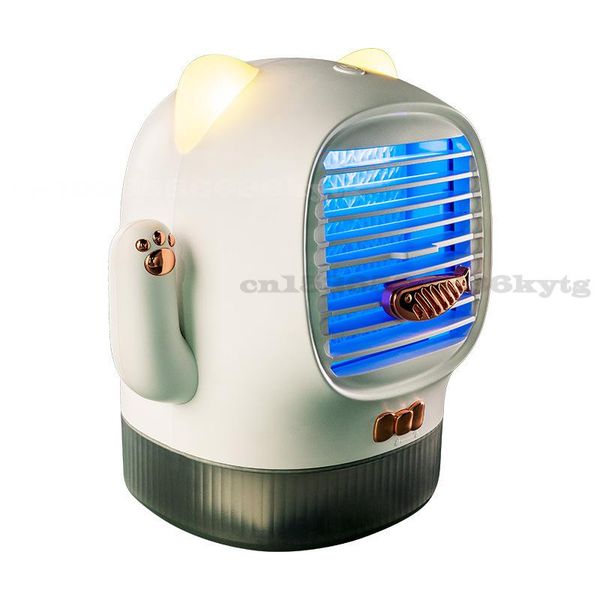 electric fans air cooler household mini usb charging lucky cat sterilization purification conditioning fan portable office aroma diffuser