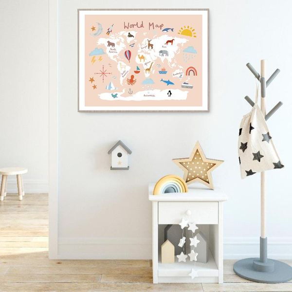 paintings sea life continents animal poster children canvas painting baby nursery wall art print pictures for kids room decor
paintings sea life continents animal poster children canvas painting baby nursery wall art print pictures for kids room decor