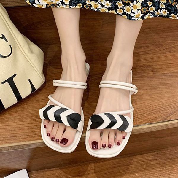 slippers lucyever summer open toe beach shoes women fashion mix color square woman outdoor comfortable flat sandals augk, Black
slippers lucyever summer open toe beach shoes women fashion mix color square woman outdoor comfortable flat sandals augk, Black