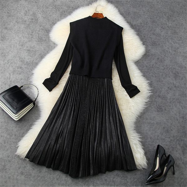 two piece dress elegant female luxury knit diamonds and midi dress in winter suit vintage robes designer femme party clgz, White
two piece dress elegant female luxury knit diamonds and midi dress in winter suit vintage robes designer femme party clgz, White