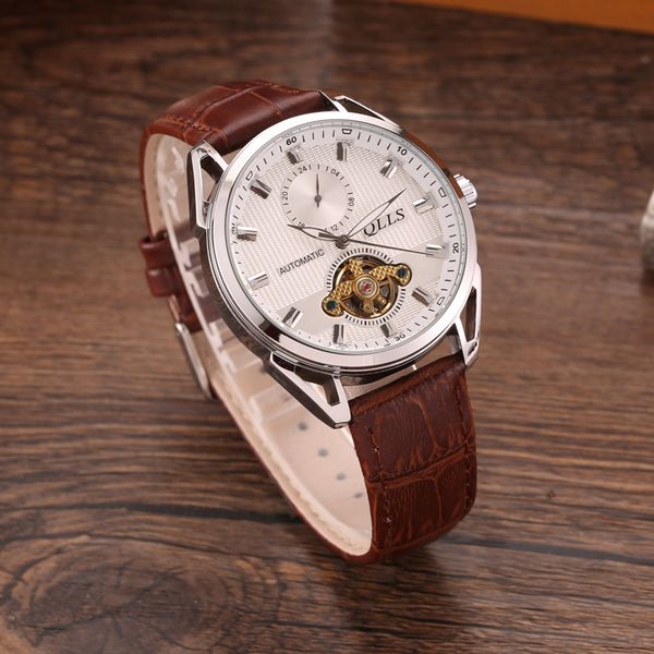 mechanical watchwaterproof men's fashion automatic hollow belt sports big dial male student, Slivery;brown
mechanical watchwaterproof men's fashion automatic hollow belt sports big dial male student, Slivery;brown