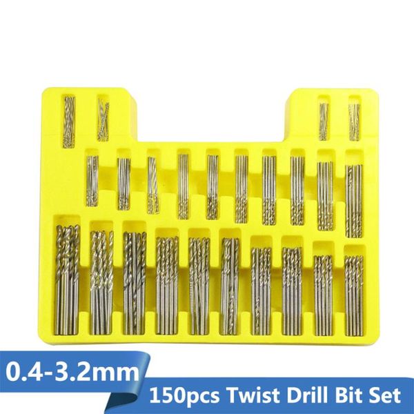 professional drill bits 150pcs hss twist bit set 0.4-3.2mm mini for diy hobby craft woodworking gun cutter
professional drill bits 150pcs hss twist bit set 0.4-3.2mm mini for diy hobby craft woodworking gun cutter