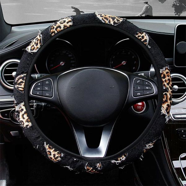 steering wheel covers 100% brand cover 37-38cm accessories auto car suv leopard denim
steering wheel covers 100% brand cover 37-38cm accessories auto car suv leopard denim