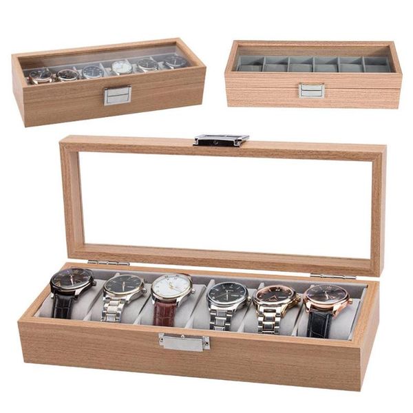 watch boxes & cases storage case window organizer box for save 6 wrist watches jewelry display holder, Black;blue
watch boxes & cases storage case window organizer box for save 6 wrist watches jewelry display holder, Black;blue