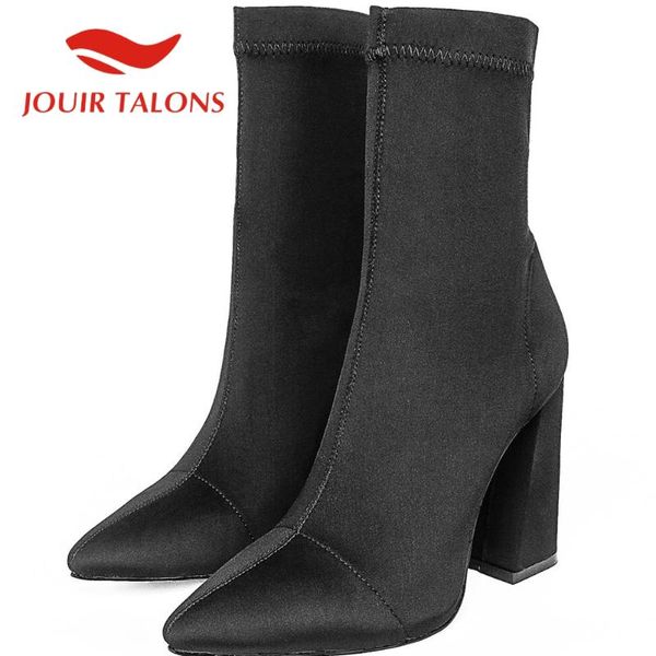 boots jouir talons ins great quality fashionale stretch fabric solid pointed toe multicolor slip-on ultra high heels female, Black
boots jouir talons ins great quality fashionale stretch fabric solid pointed toe multicolor slip-on ultra high heels female, Black