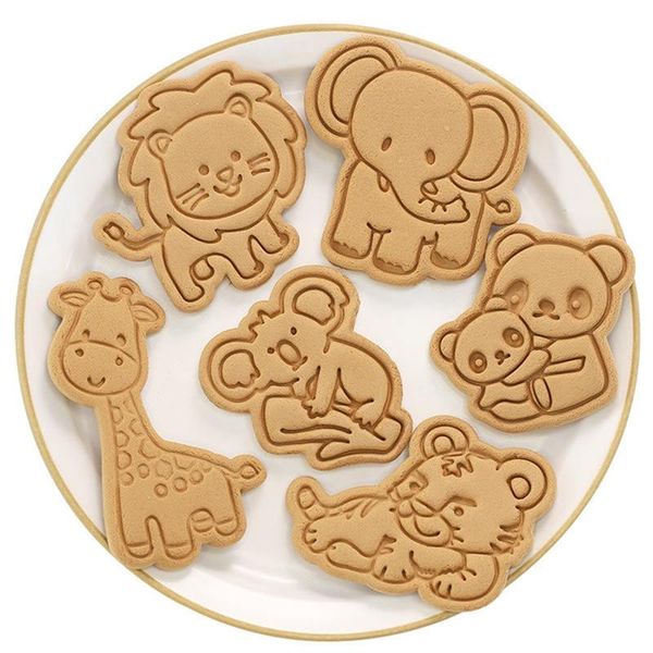 baking moulds 1pc forest animal cartoon biscuit mold giraffe lion elephant hippo pressing type household cookie tool
baking moulds 1pc forest animal cartoon biscuit mold giraffe lion elephant hippo pressing type household cookie tool