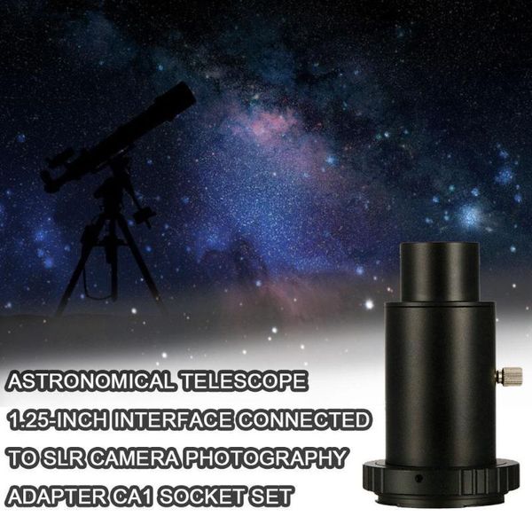 lens adapters & mounts full metal telescope camera adapter t-ring + 1.25" dslr extension mount for eos tube g1q8
lens adapters & mounts full metal telescope camera adapter t-ring + 1.25" dslr extension mount for eos tube g1q8