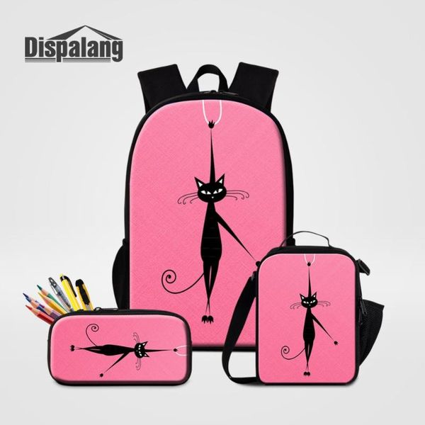 backpack dispalang abstract cat prints pink 3pcs/set school women rucksack cartoon schoolbag with lunchbag children pencil case
backpack dispalang abstract cat prints pink 3pcs/set school women rucksack cartoon schoolbag with lunchbag children pencil case