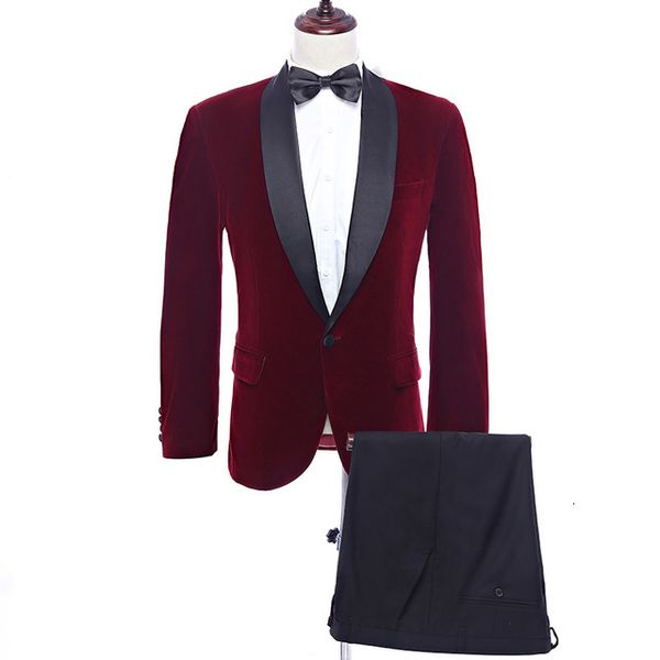 wedding tuxedos classic one button wine/blue/black veet groom shawl lapel men suits 2 pieces wedding/prom/dinner blazer (jacket+pants+tie) w, Black;gray
wedding tuxedos classic one button wine/blue/black veet groom shawl lapel men suits 2 pieces wedding/prom/dinner blazer (jacket+pants+tie) w, Black;gray