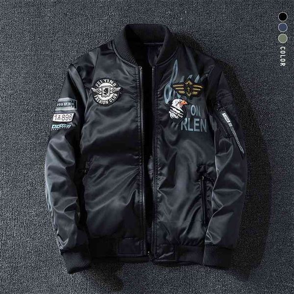 mens bomber jacket coat male both sides wear embroidery oversized 7xl casual pilot streetwear men brand clothing ayb3 210811, Black;brown
mens bomber jacket coat male both sides wear embroidery oversized 7xl casual pilot streetwear men brand clothing ayb3 210811, Black;brown