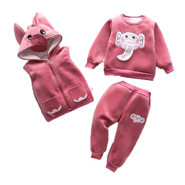 clothing sets 1 2 3 4 years winter warm girls set cartoon elephant thick heavy plus velvet suit for kids toddler children clothes, White
clothing sets 1 2 3 4 years winter warm girls set cartoon elephant thick heavy plus velvet suit for kids toddler children clothes, White