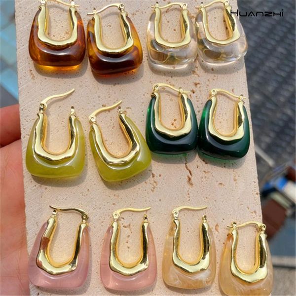hoop & huggie huanzhi 2021 transparent acrylic colorful resin geometric u-shaped earrings gold metal for woman girls travel jewelry, Golden;silver
hoop & huggie huanzhi 2021 transparent acrylic colorful resin geometric u-shaped earrings gold metal for woman girls travel jewelry, Golden;silver