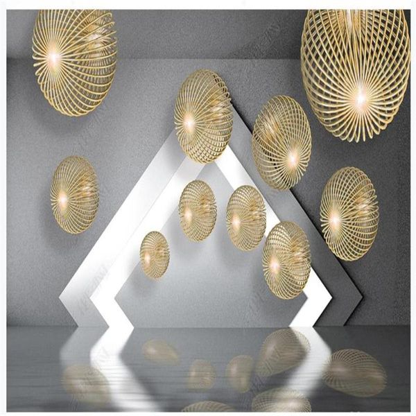 wallpapers 3d murals wallpaper three-dimensional metal round sphere expands space modern minimalist background wall
wallpapers 3d murals wallpaper three-dimensional metal round sphere expands space modern minimalist background wall