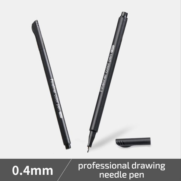 1pcs Black 0.4mm waterproof extremely fine needle pen Comic watercolor student drawing hook pen office accessories stationery, Default color
1pcs Black 0.4mm waterproof extremely fine needle pen Comic watercolor student drawing hook pen office accessories stationery, Default color