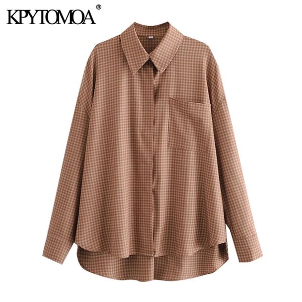 women fahsion oversized check asymmetric bloues vintage long sleeve button-up female shirts blusas chic 210420, White
women fahsion oversized check asymmetric bloues vintage long sleeve button-up female shirts blusas chic 210420, White