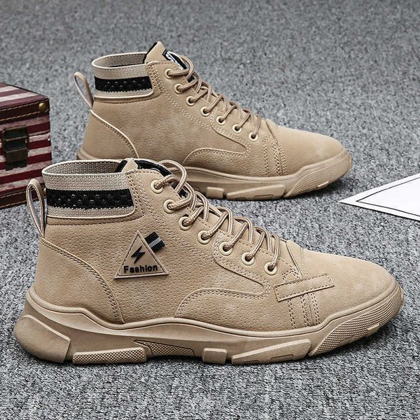 new men's shoes autumn british fashion martin boots high help work clothes middle ins super fire, Black
new men's shoes autumn british fashion martin boots high help work clothes middle ins super fire, Black