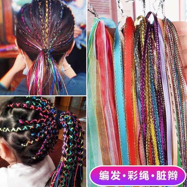 hair clips & barrettes accessories braided color rope colorful dirty braids stage style braid children's ribbon colored head, Golden;silver
hair clips & barrettes accessories braided color rope colorful dirty braids stage style braid children's ribbon colored head, Golden;silver