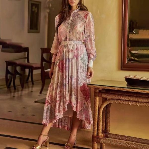 skirts 2021 summer women's chiffon skirt set printed long sleeve single breasted + irregular swing dress 2-piece, Black
skirts 2021 summer women's chiffon skirt set printed long sleeve single breasted + irregular swing dress 2-piece, Black