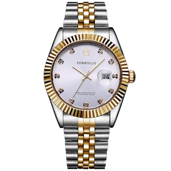 wristwatches watches men fashion sport quartz clock mens stainless steel business waterproof watch relogio masculino, Slivery;brown