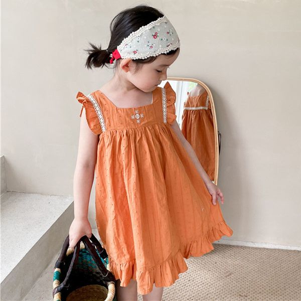 summer baby girls sleeveless pure color dresses sweet kids baby girl princess dress clothing kids girls dress, Blue
summer baby girls sleeveless pure color dresses sweet kids baby girl princess dress clothing kids girls dress, Blue