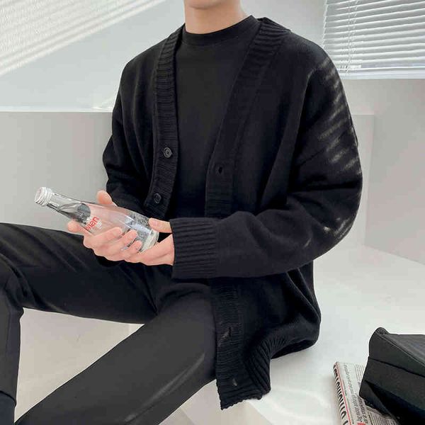men's sweaters iefb suéter masculino com gola v tricotada, casaco de malha simples estilo coreano, moda primavera outono 9y4499 wm8b, White;black
men's sweaters iefb suéter masculino com gola v tricotada, casaco de malha simples estilo coreano, moda primavera outono 9y4499 wm8b, White;black