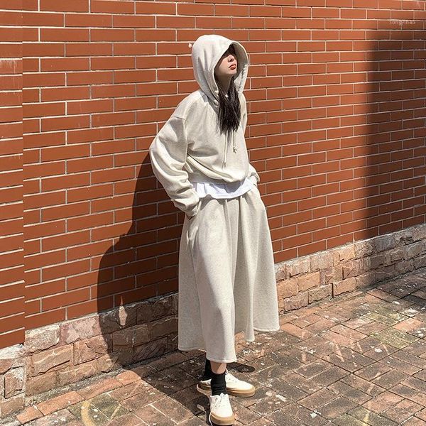 sweater suit 2021 women's autumn and winter casual fashion temperament western style thin skirt 1 set tracksuits, Gray
sweater suit 2021 women's autumn and winter casual fashion temperament western style thin skirt 1 set tracksuits, Gray