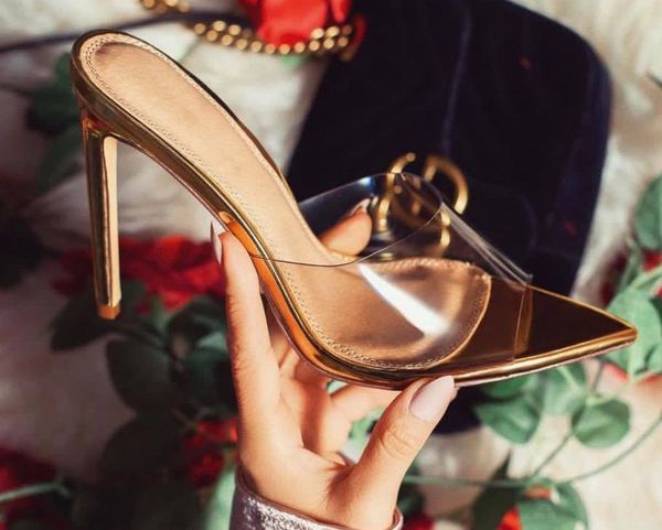 2021 fashion net red women's shoes pvc film pointed toe cap gold high-heeled sandals, Black
2021 fashion net red women's shoes pvc film pointed toe cap gold high-heeled sandals, Black