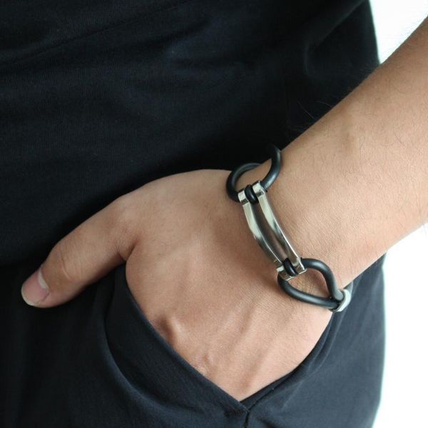 charm bracelets 2021 bracelet men fashion cuff silicone stainless steel geometric for jewelry gift, Golden;silver
charm bracelets 2021 bracelet men fashion cuff silicone stainless steel geometric for jewelry gift, Golden;silver
