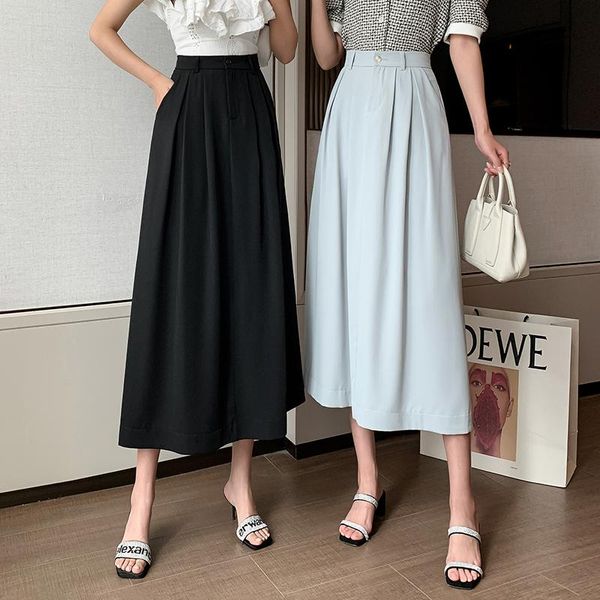 skirts aibeautyer summer casual solid slim button lady skirt high waist a line mid-calf women party long, Black
skirts aibeautyer summer casual solid slim button lady skirt high waist a line mid-calf women party long, Black