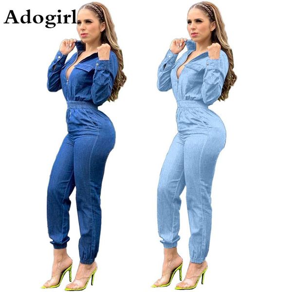 women's jumpsuits & rompers 2021 women turn-down collar long sleeve denim outfit casual knitted sporty style high streetwear overalls, Black;white
women's jumpsuits & rompers 2021 women turn-down collar long sleeve denim outfit casual knitted sporty style high streetwear overalls, Black;white