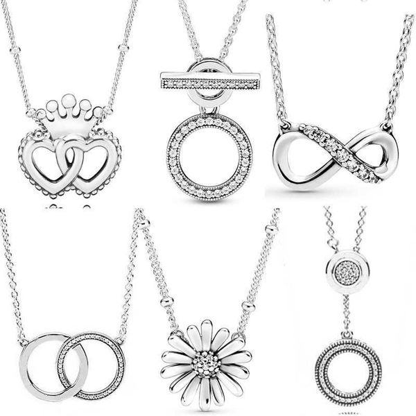 designer necklace sparkling infinity collier united regal crown hearts daisy flower for 925 sterling silver charm fashion diy jewelry
designer necklace sparkling infinity collier united regal crown hearts daisy flower for 925 sterling silver charm fashion diy jewelry