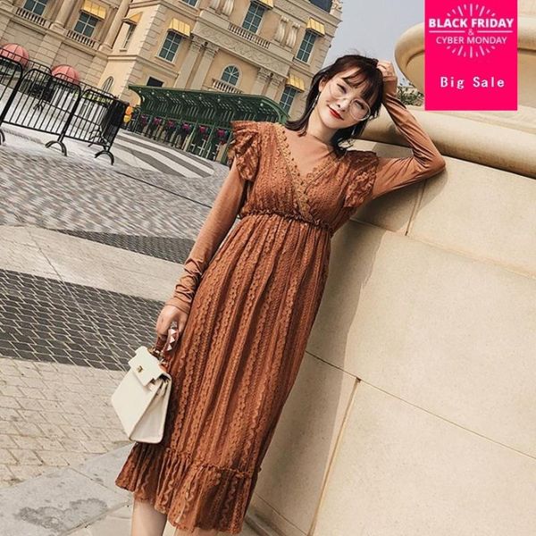 casual dresses 2021 fashion brand two pieces lace ruffles vest dress + inside female elegant was thin good quality nice wj1904, Black;gray
casual dresses 2021 fashion brand two pieces lace ruffles vest dress + inside female elegant was thin good quality nice wj1904, Black;gray