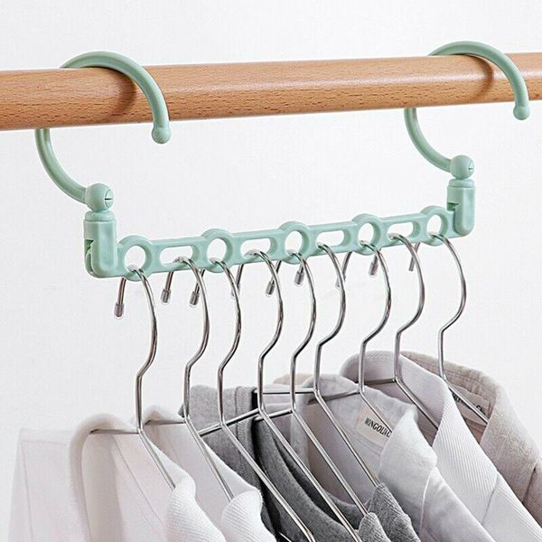 hangers & racks 2021 magic space saving hanger clothes rack with hook wardrobe closet organizer