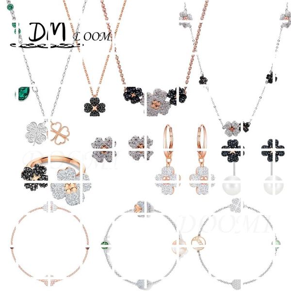 chains fashion jewelry 2021 swa1:1 exquisite austrian crystal leaf clover necklace charming gift for friends romantic, Silver
chains fashion jewelry 2021 swa1:1 exquisite austrian crystal leaf clover necklace charming gift for friends romantic, Silver