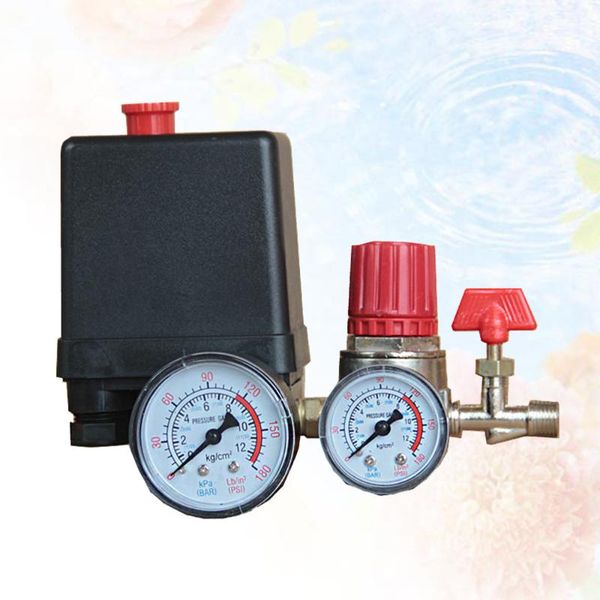 professional 4 holes durable air compressor pump pressure switch control with gauges regulator inflatable
professional 4 holes durable air compressor pump pressure switch control with gauges regulator inflatable