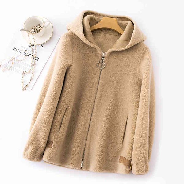 women's fur & faux winter grain sheared female short coat with hood fashion skin a fur iws7, Black
women's fur & faux winter grain sheared female short coat with hood fashion skin a fur iws7, Black