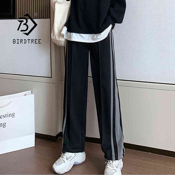 elastic high waist straight striped pants women loose long cotton trouser women pockets casual sweatpants b11215p 210419, Black;white
elastic high waist straight striped pants women loose long cotton trouser women pockets casual sweatpants b11215p 210419, Black;white