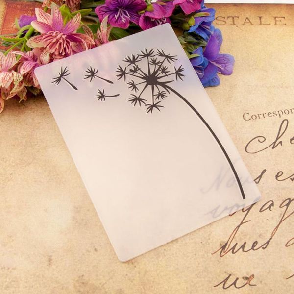 craft tools dandelion embossing folders flower background for scrapbook folder diy card tool plastic template
craft tools dandelion embossing folders flower background for scrapbook folder diy card tool plastic template
