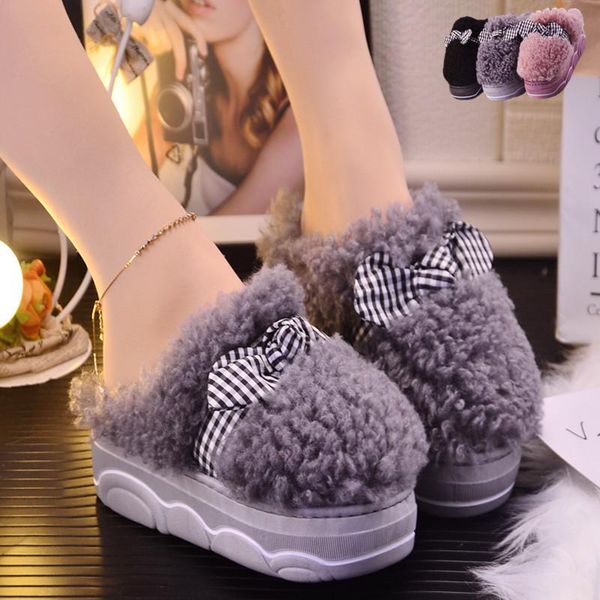 slippers women's thick-soled cotton winter korean cute cashmere comfortable warm plush large size 40 41, Black
slippers women's thick-soled cotton winter korean cute cashmere comfortable warm plush large size 40 41, Black
