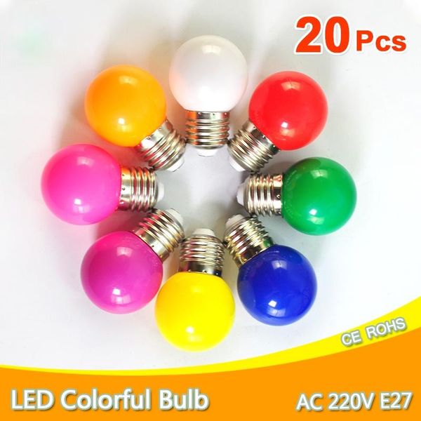 bulbs 20pcs led bulb lamp bomlillas e27 light lampada ampoule colorful 3w ac 220v smd 2835 g45 globe home decor
bulbs 20pcs led bulb lamp bomlillas e27 light lampada ampoule colorful 3w ac 220v smd 2835 g45 globe home decor