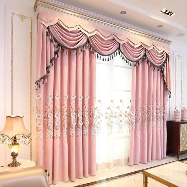 european embroidery curtain cloth for living room bedroom shading floor-to-ceiling window support finished product customization & drapes
european embroidery curtain cloth for living room bedroom shading floor-to-ceiling window support finished product customization & drapes