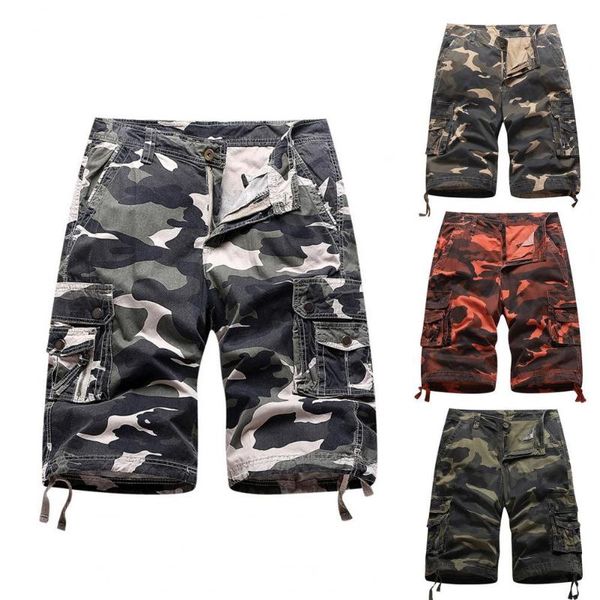 men summer shorts camouflage multi pockets cargo fifth pants for outdoor sports men's, White;black
men summer shorts camouflage multi pockets cargo fifth pants for outdoor sports men's, White;black