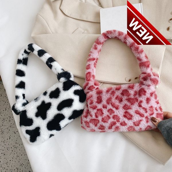 2022 ins fashion women cow print mini shoulder female winter plush underarm leopard zebra pattern fluffy tote bags
2022 ins fashion women cow print mini shoulder female winter plush underarm leopard zebra pattern fluffy tote bags
