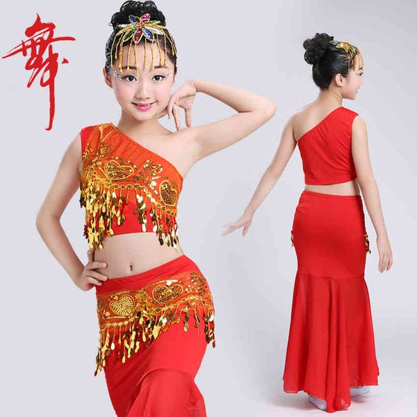 100-160cm belly dance children's day women shoulder off girl cosplay stage sequin oriental costumes for kids skirts tail fish, Black;red
100-160cm belly dance children's day women shoulder off girl cosplay stage sequin oriental costumes for kids skirts tail fish, Black;red