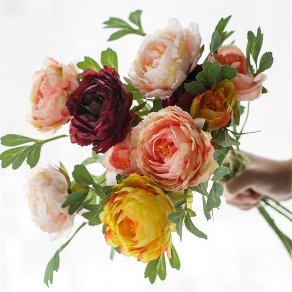 decorative flowers & wreaths 11pcs fake short stem peony (2 heads/bunch) 23.23" simulation classical peonia for wedding home artificial
decorative flowers & wreaths 11pcs fake short stem peony (2 heads/bunch) 23.23" simulation classical peonia for wedding home artificial