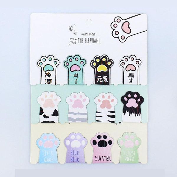 bookmark 4 pcs/set cartoon cat magnet kawaii paper clip book mark for books school office supplies stationery gift
bookmark 4 pcs/set cartoon cat magnet kawaii paper clip book mark for books school office supplies stationery gift