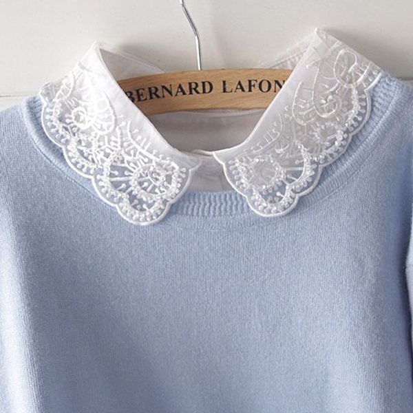 european lace small lolita womens blouses sweater temperament retro collar refined wild printing decorative root yarn acrylic embroidery fak, White
european lace small lolita womens blouses sweater temperament retro collar refined wild printing decorative root yarn acrylic embroidery fak, White
