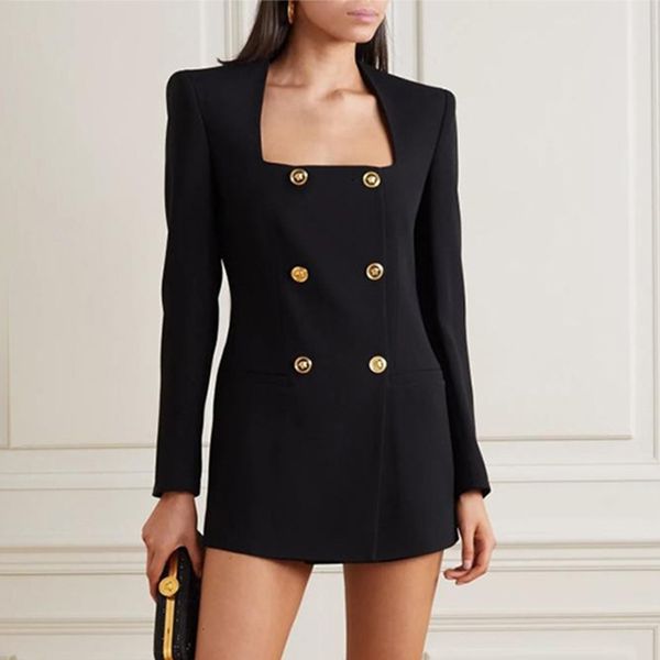 casual dresses women double breasted blazer square collar spring autumn high waist tunic office lady 1pu5, Black;gray
casual dresses women double breasted blazer square collar spring autumn high waist tunic office lady 1pu5, Black;gray