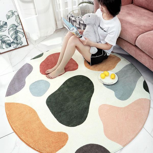 carpets modern lamb cashmere flower pattern home round rug living room sofa non-slip carpet tapis salon rugs bathroom door floor mats
carpets modern lamb cashmere flower pattern home round rug living room sofa non-slip carpet tapis salon rugs bathroom door floor mats